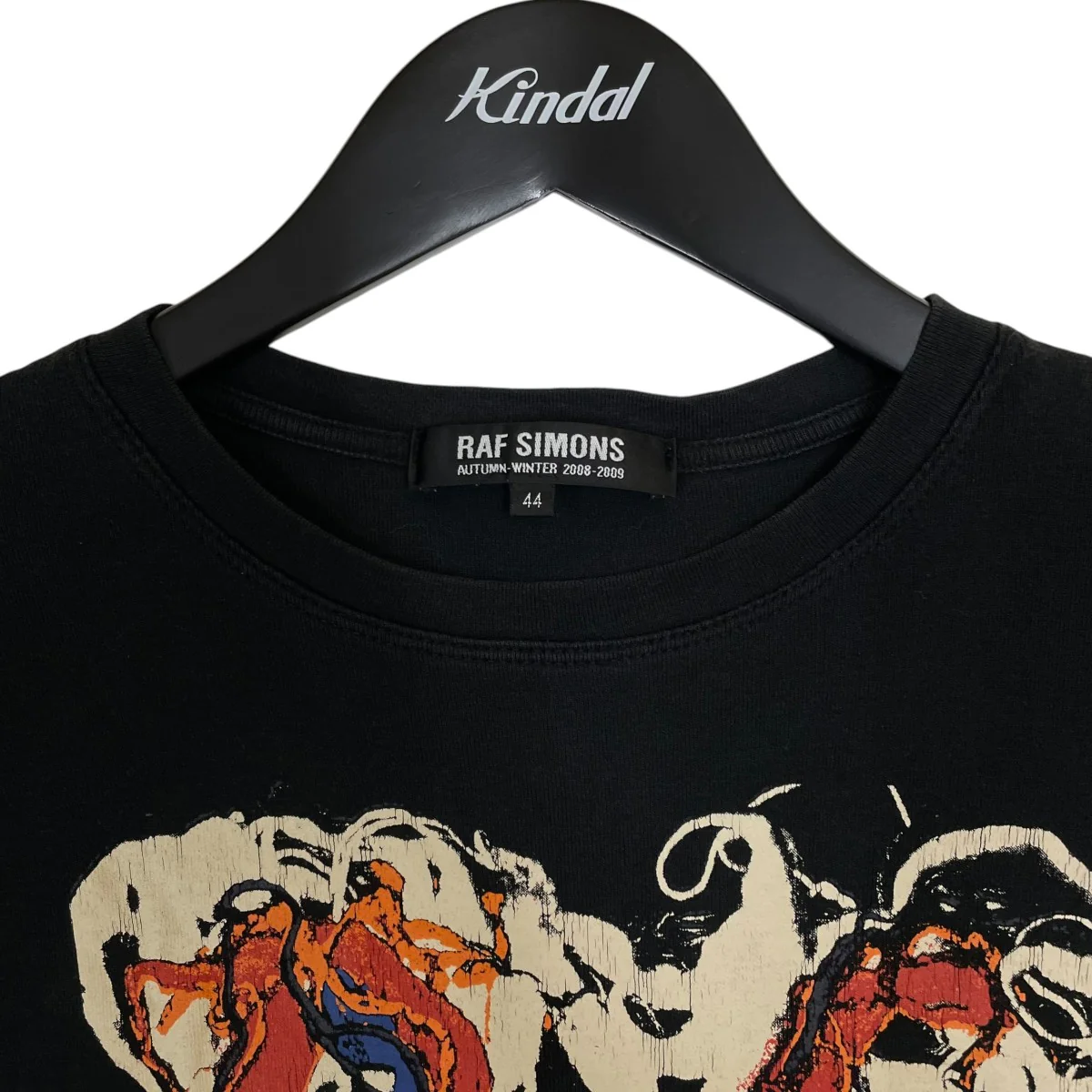 fire boiled teeグラフィック プリント 半袖Tシャツ コットンTシャツ - Image 3
