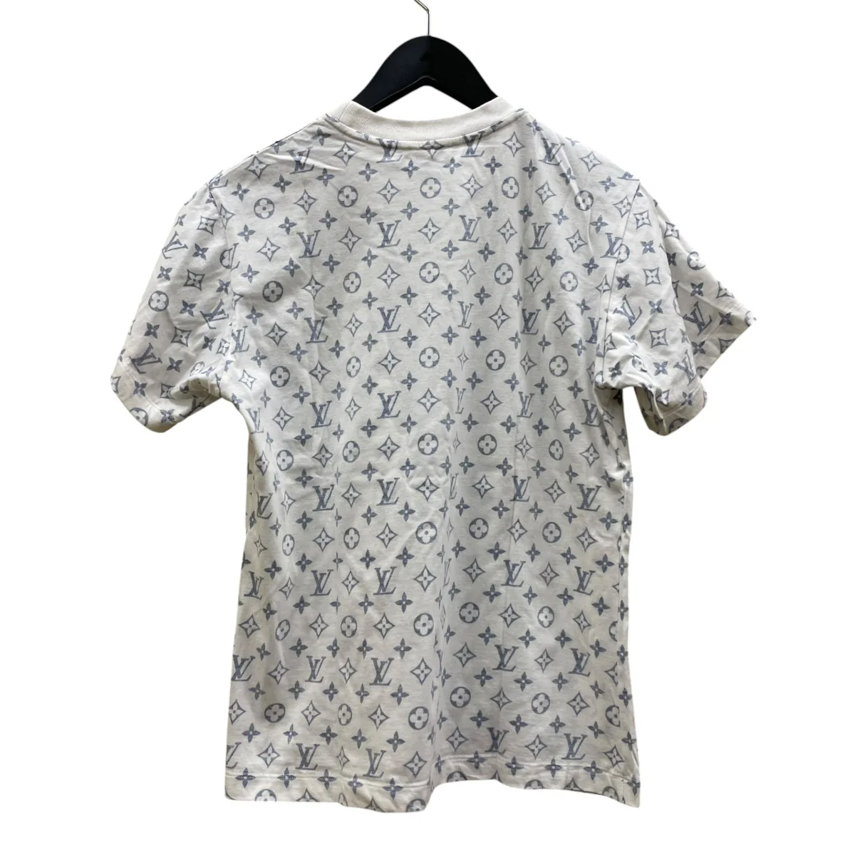 LVエスカルプリンテッドTシャツ チェーン付き 半袖Tシャツ コットンTシャツRW211W UYZ FKTS21 - Image 2