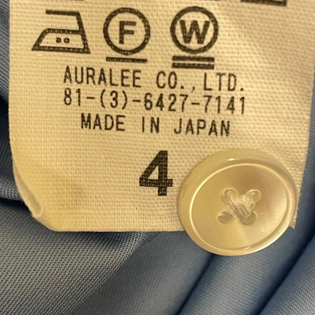 WASHED FINX TWILL BIG SHIRT長袖シャツA25AS02TN - Image 6