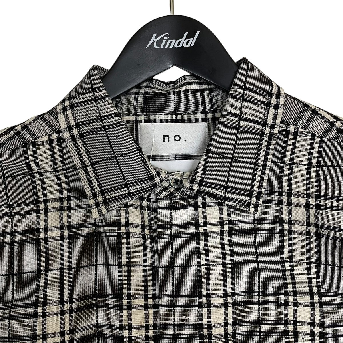 DOBBY CHECK SHIRTチェック柄 長袖シャツ06 CSH 01 - Image 3