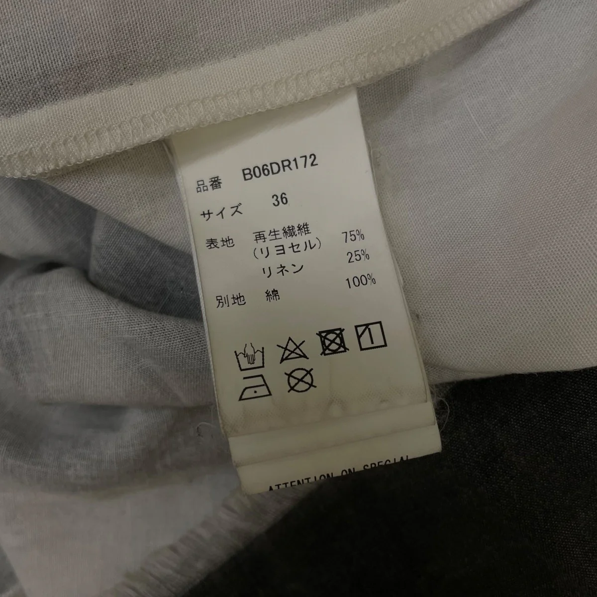 オーバースプレー2WAYギャザーノースリーブワンピース ワンピースB06DR172 - Image 5