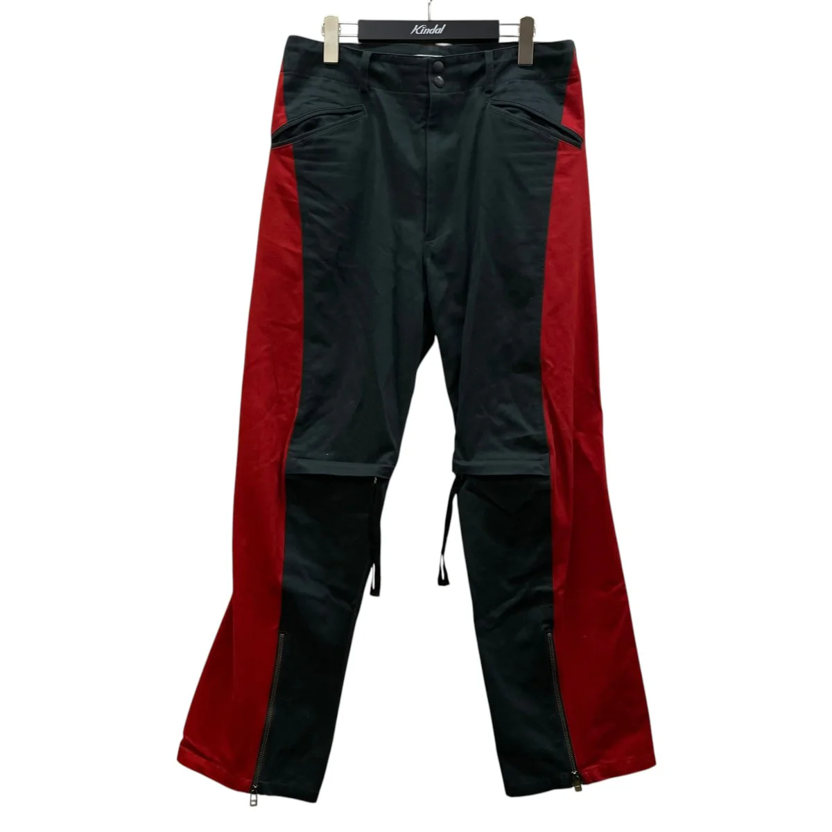 MOTORCYCLE PANTSサイドライン ストレートパンツ コットンパンツABH PT M05
