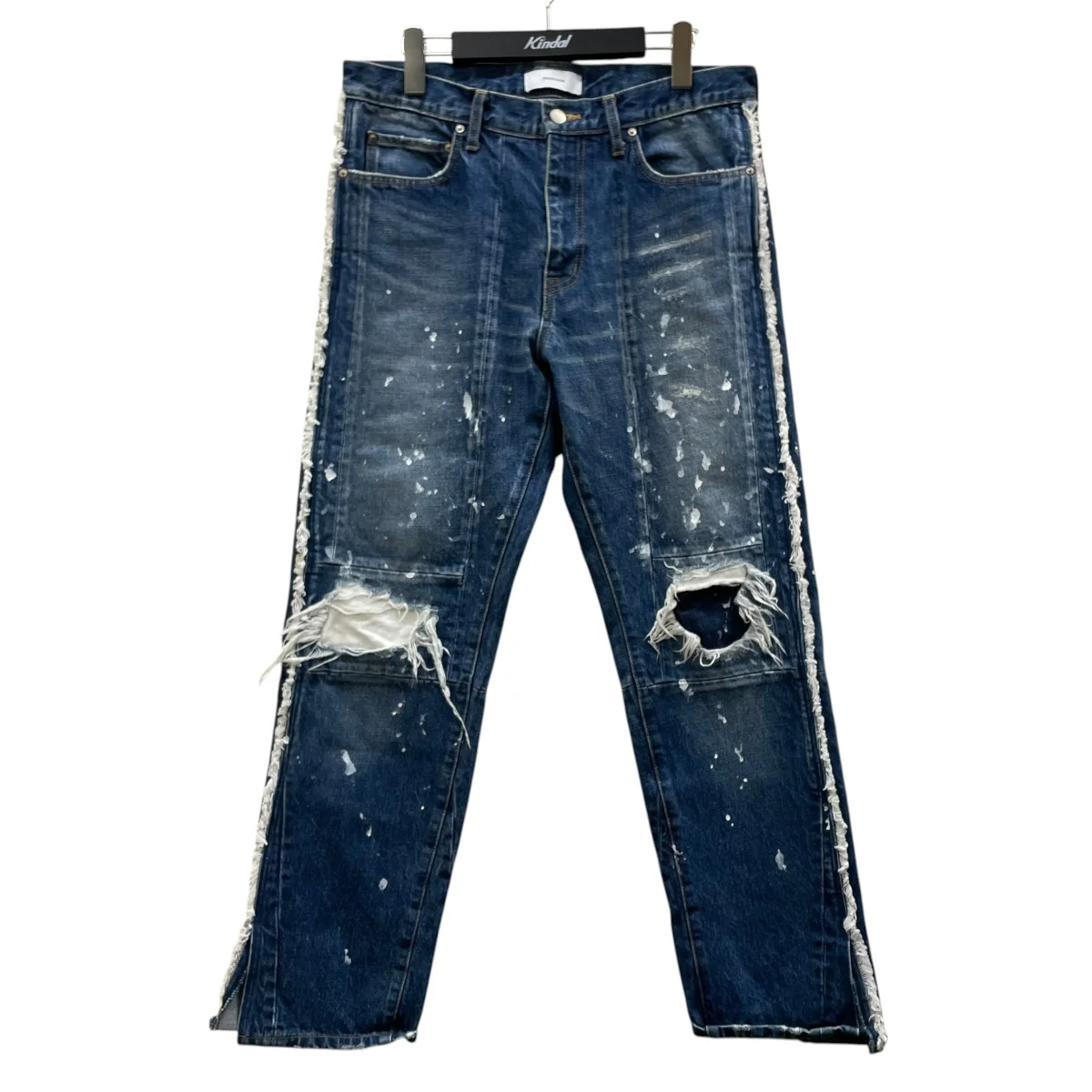 FACETASM DESTROYED DENIM PANTSダメージ加工 ペインターパンツ デニムパンツT0F-PT-M04