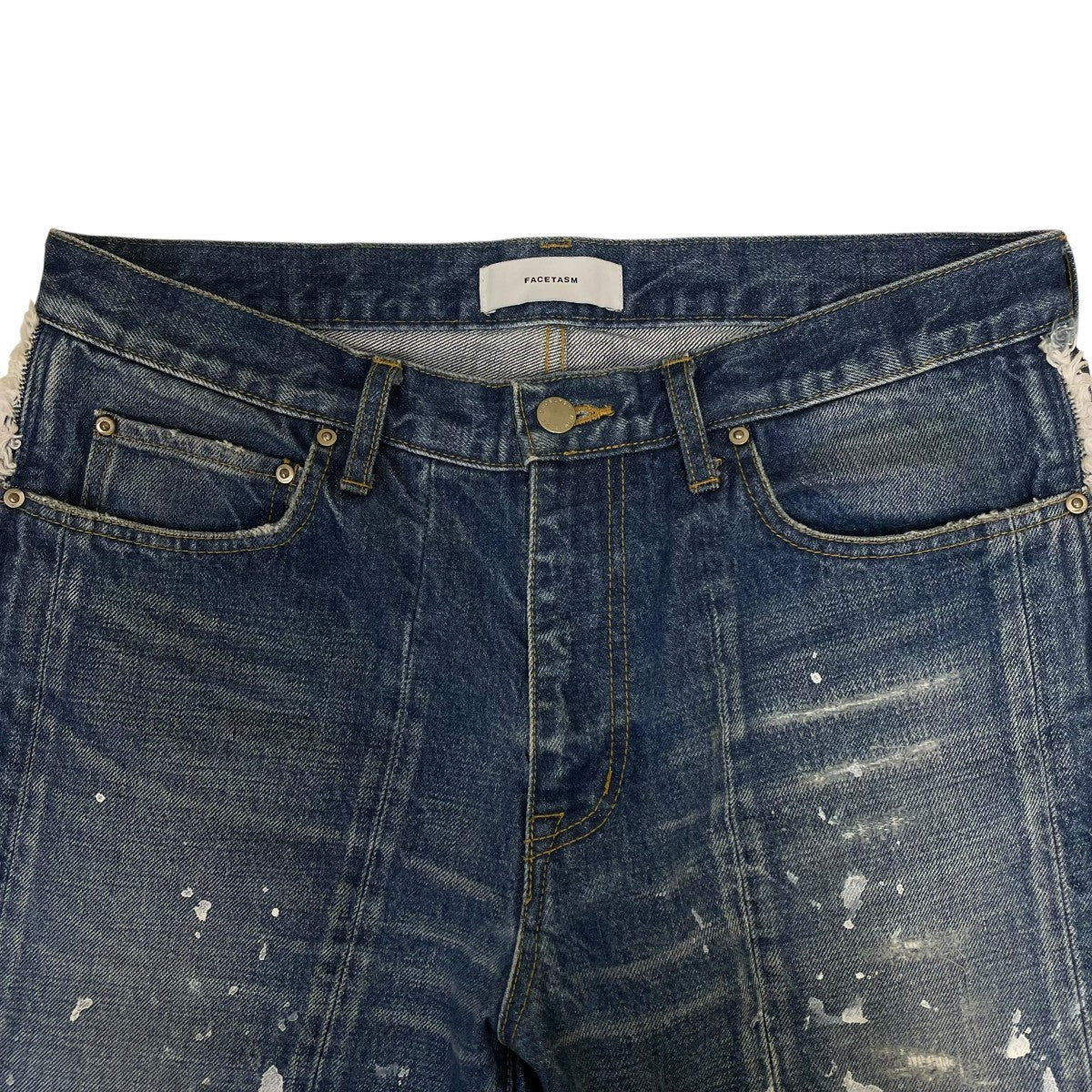 FACETASM DESTROYED DENIM PANTSダメージ加工 ペインターパンツ デニムパンツT0F-PT-M04 - Image 3