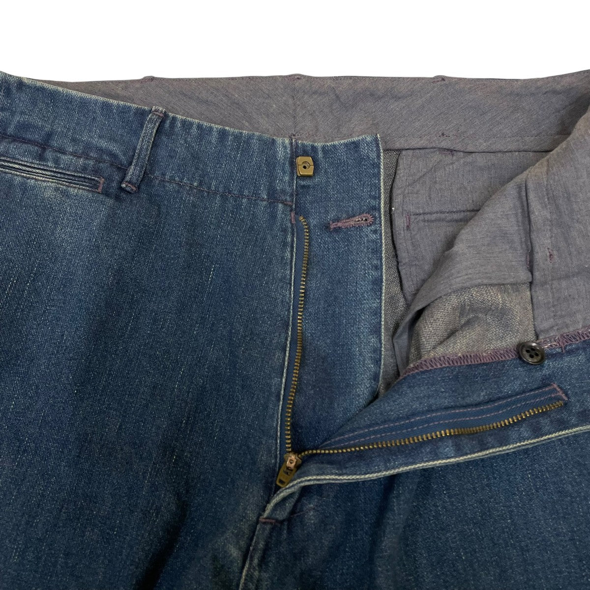 Denim Wide PantsデニムパンツSUCS134 - Image 4