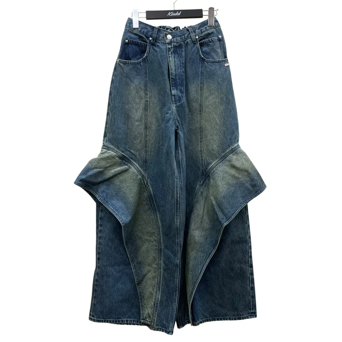 26SSAngel Fin Wide Denim Pants変形 ワイドデニムパンツ バギーパンツ26SS-0704