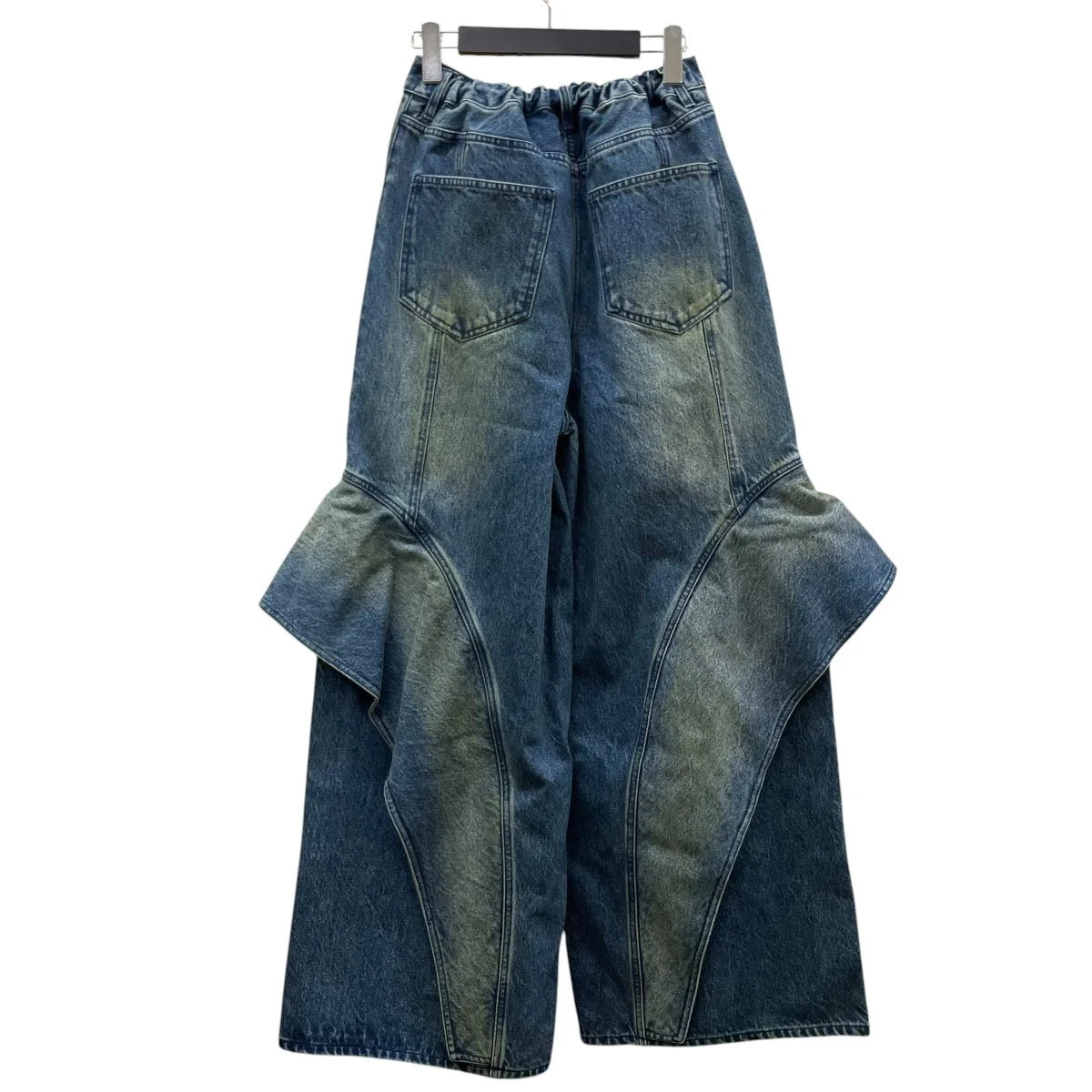 26SSAngel Fin Wide Denim Pants変形 ワイドデニムパンツ バギーパンツ26SS-0704 - Image 2