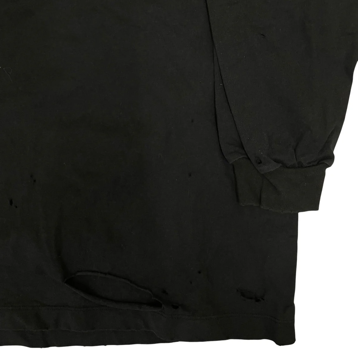 MAGNETIC LONG SLEEVE T-SHIRTプリント ダメージ加工 長袖Tシャツ コットンTシャツ24AW35CS338 - Image 4