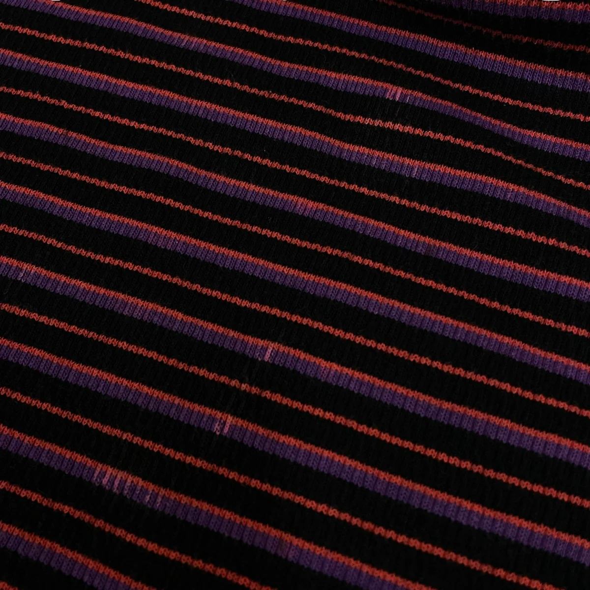couple border embroidery tee刺繍 ボーダー コットン 長袖スウェット ロングスリーブカットソー22SS C-10 - Image 8