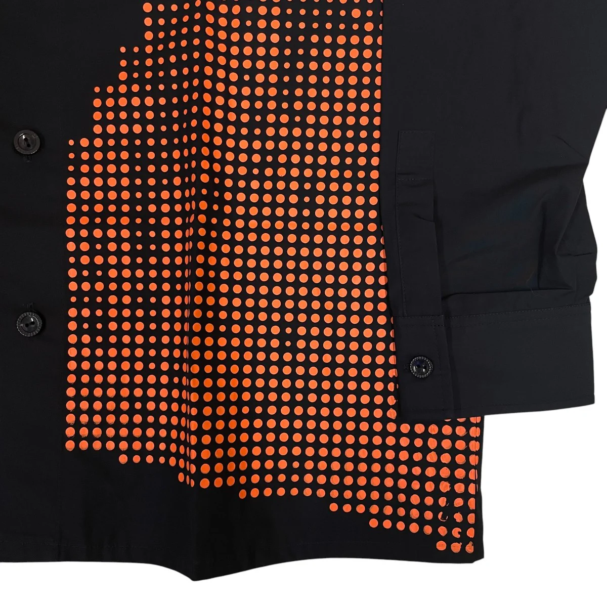 OVERPRINTRD SHIRTドット柄 プリント 長袖シャツ コットンシャツ25S4T02 - Image 4
