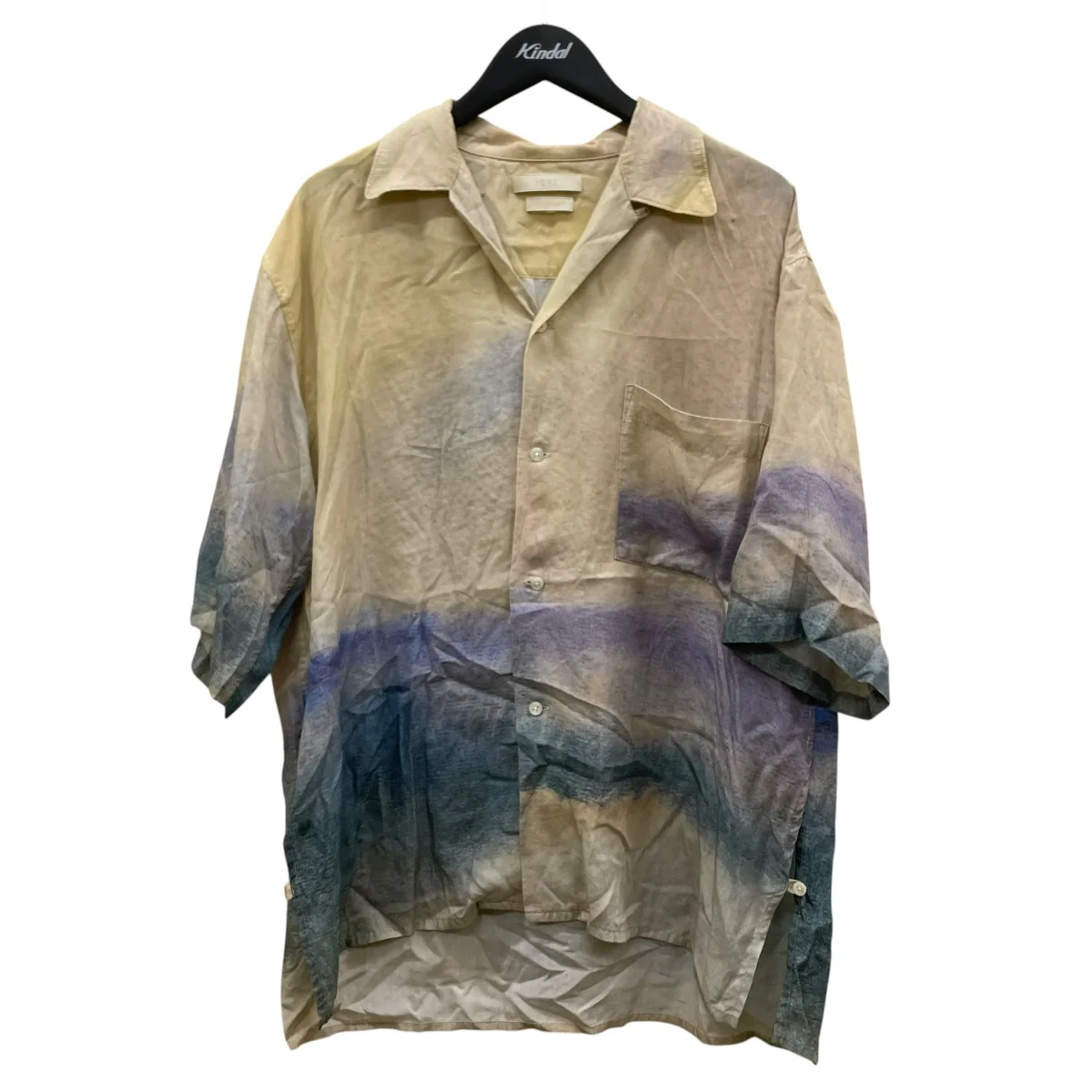 LANDSCAPE PRINTED OPEN COLLAR SHIRT半袖シャツYK24SS0710SH