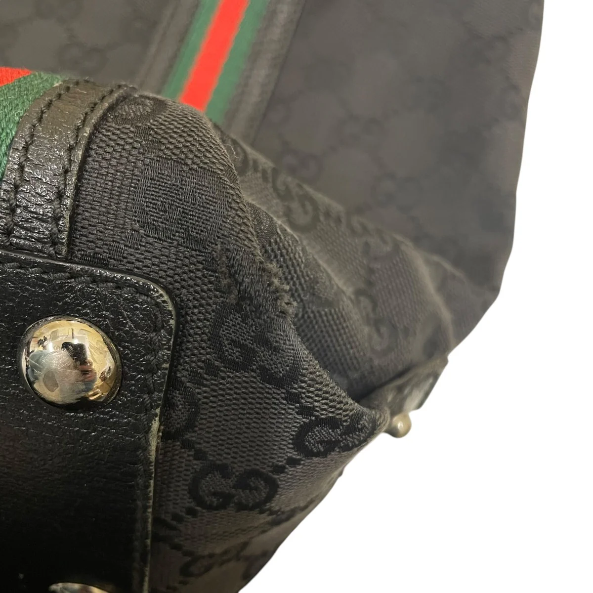ウェビングライン GGキャンバス トートバッグトートバッグ131186 - Image 6
