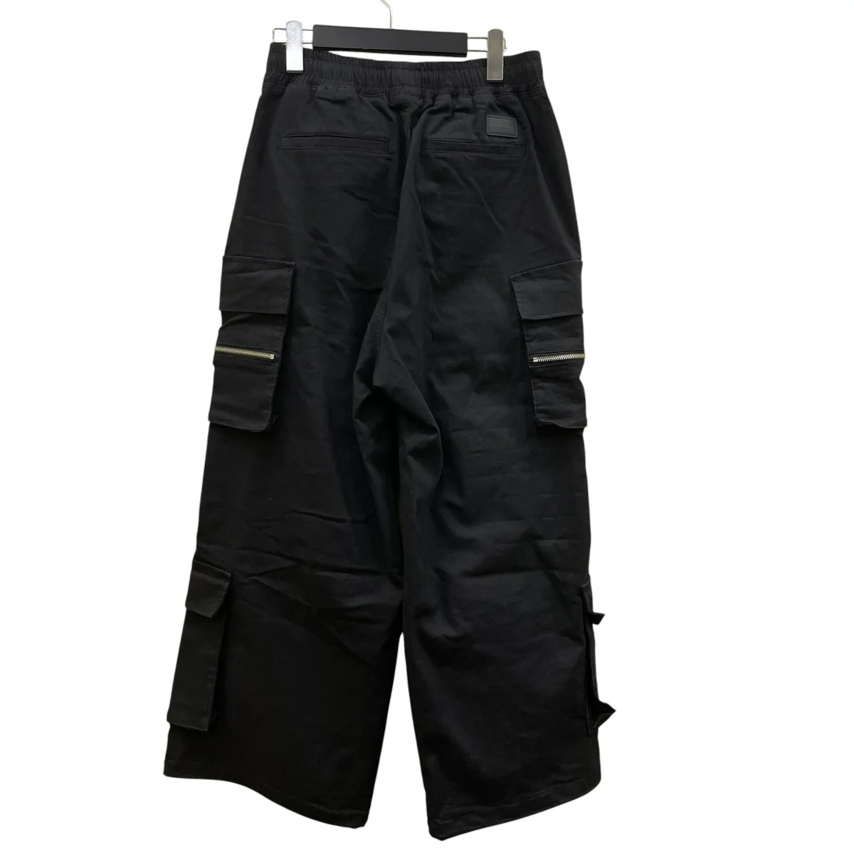 STRETCH TWILL ZIP W-POCKET WIDE PANTSカーゴパンツ24A PTL013 DS - Image 2