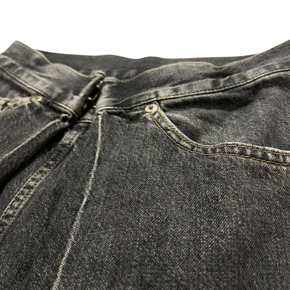 WASHED DENIM WIDE PANTSデニムパンツJLSW-02-S - Image 3