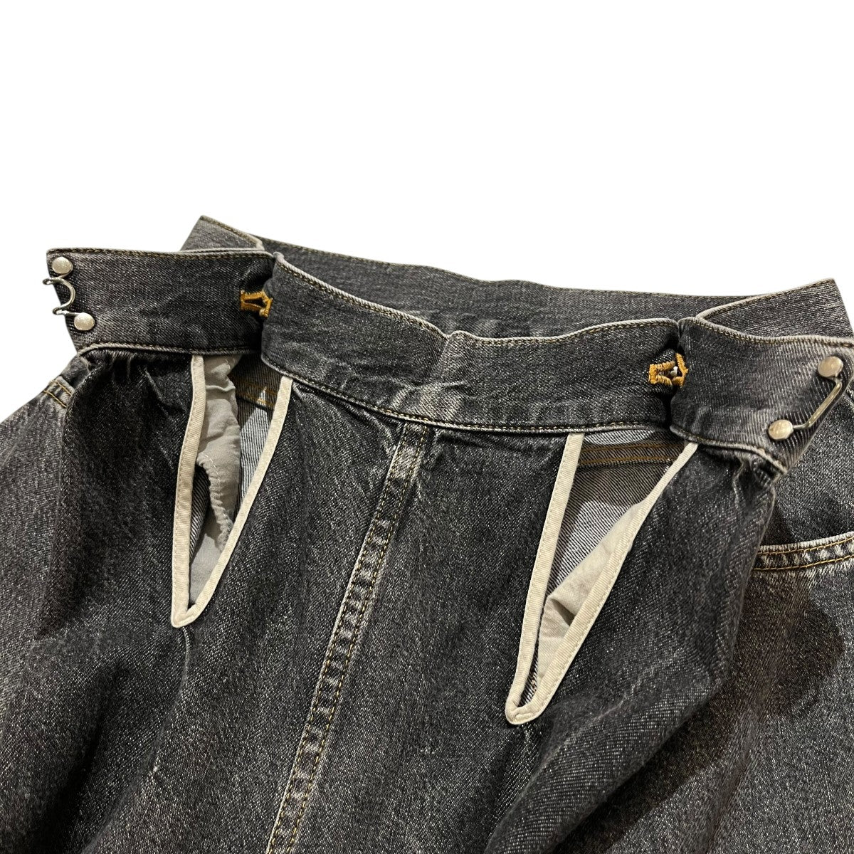 WASHED DENIM WIDE PANTSデニムパンツJLSW-02-S - Image 4