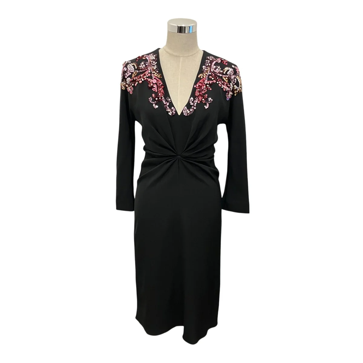 【VESTITI DRESS】ビジューシルクカーディガン - Image 2