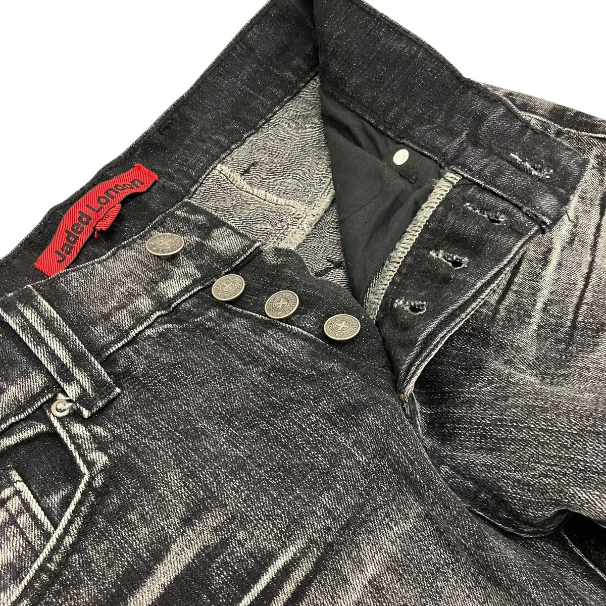 ウォッシュ加工ブーツカットデニム - Image 5