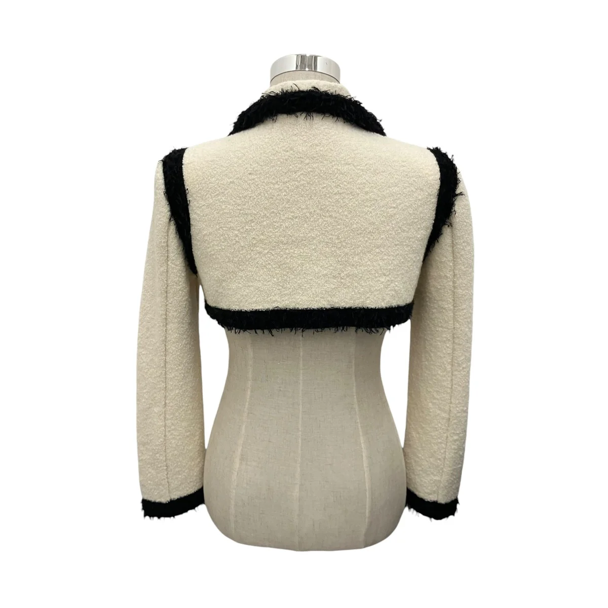 【BOUCLE KNIT SHORT JACKET】ブークルニットショートジャケットFTC254-0703 - Image 3