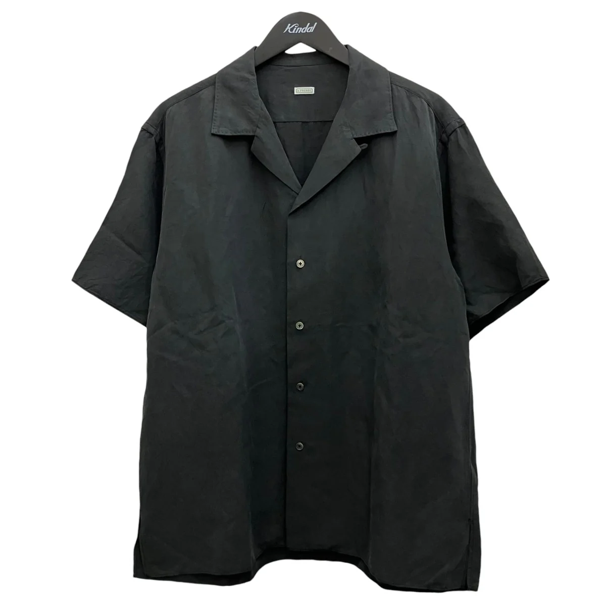 26SS【Vintage Silk Linen S S Open Collar Shirts】シルクリネンオープンカラーシャツ26SAP-02-09
