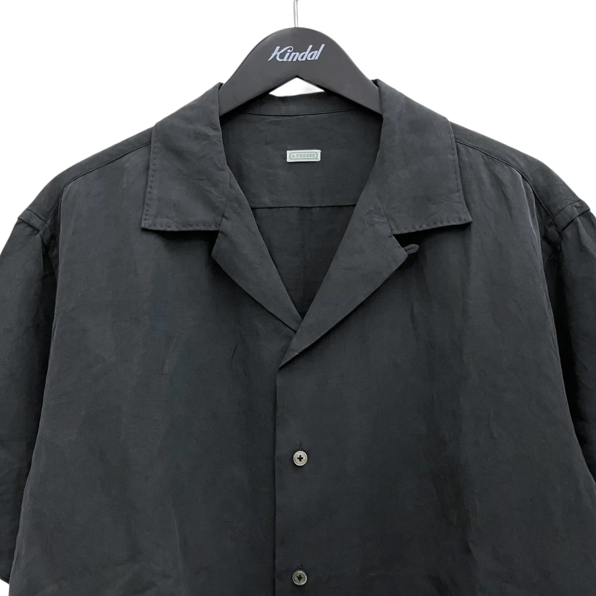 26SS【Vintage Silk Linen S S Open Collar Shirts】シルクリネンオープンカラーシャツ26SAP-02-09 - Image 3