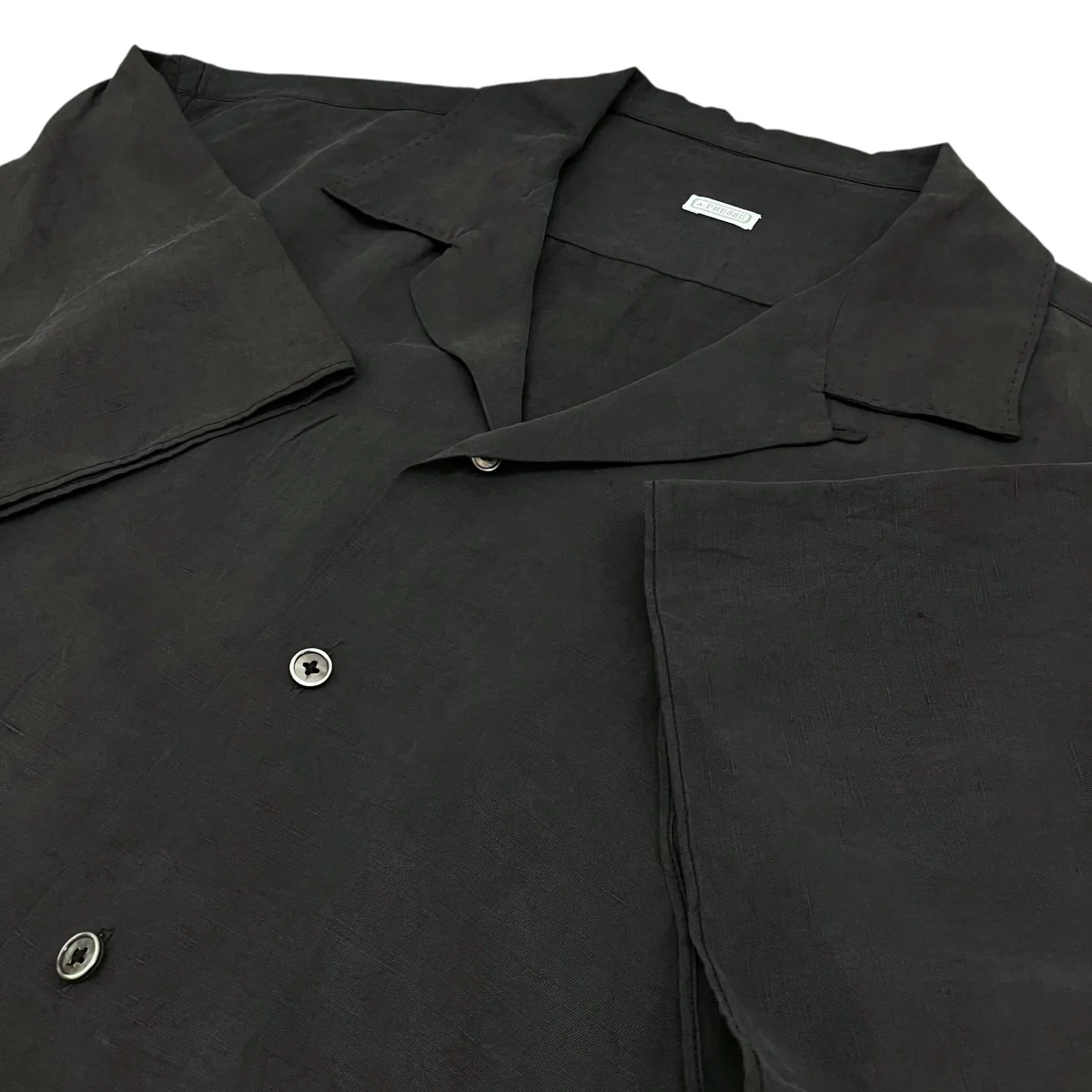 26SS【Vintage Silk Linen S S Open Collar Shirts】シルクリネンオープンカラーシャツ26SAP-02-09 - Image 5