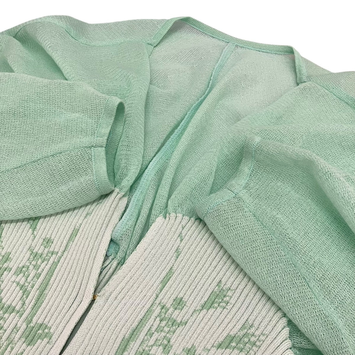 25SS【Sheer Rounded Sleeve Knitted Cardigan】ニットカーディガンMM25SS-KN066 - Image 6