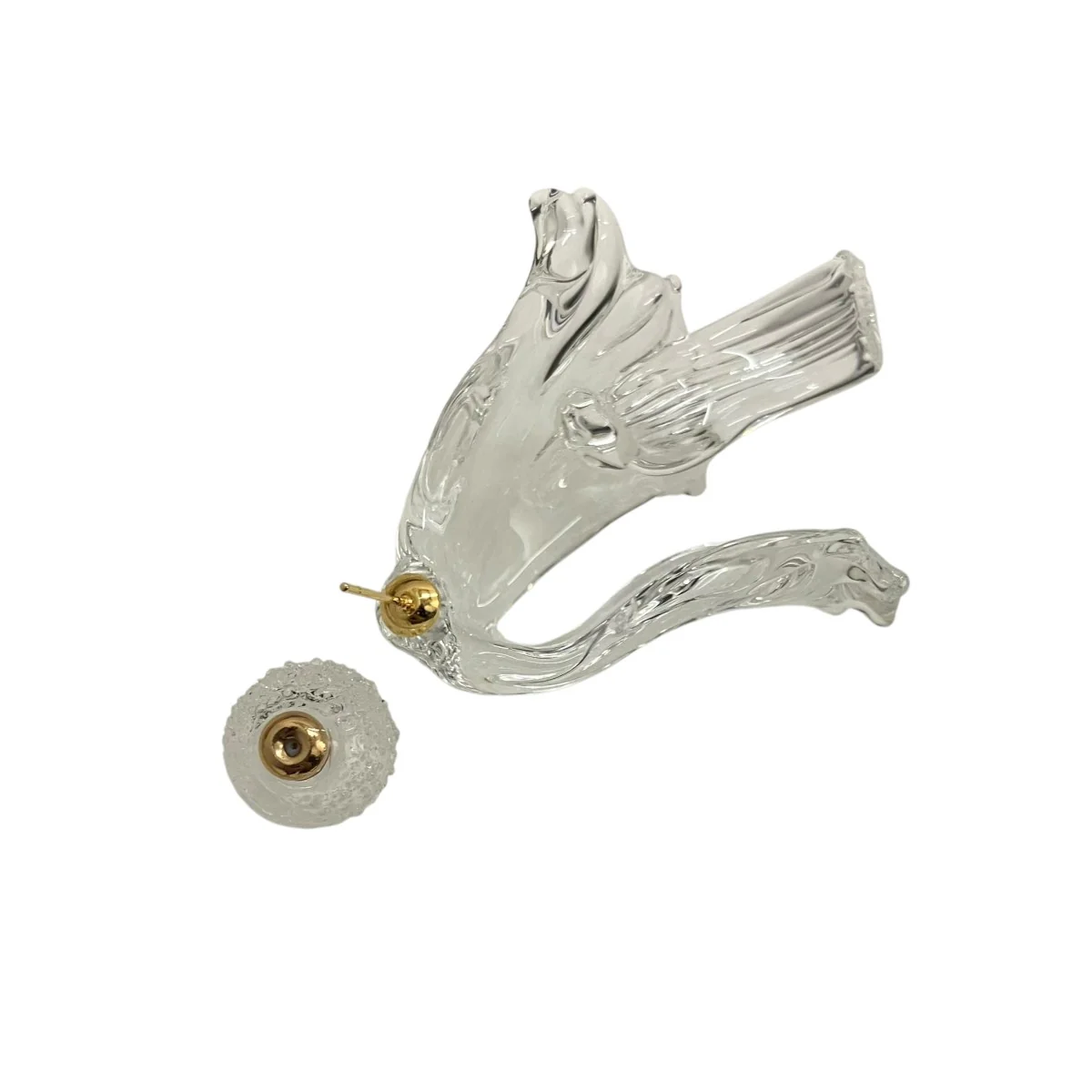 26SS【FLORAL MOTIF HANDCRAFTED GLASS EARRING】ガラスピアスMM26SS-AC309 - Image 8