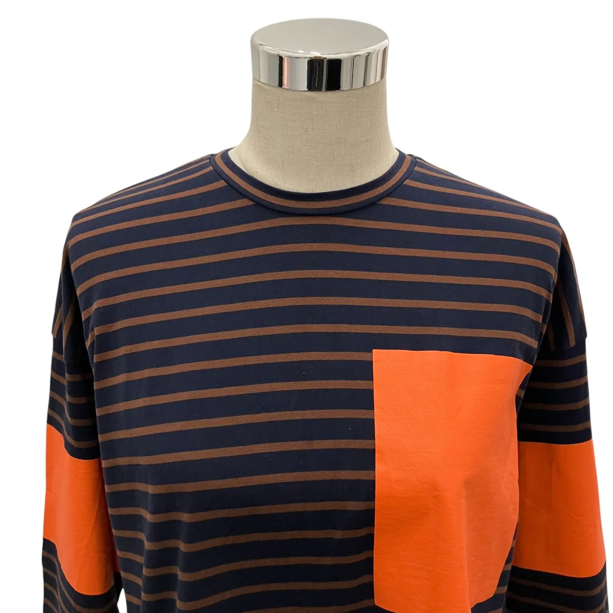 【Over Size Long Sleeves T-shirt 】ボーダーカットソー470HA480-1300 - Image 4