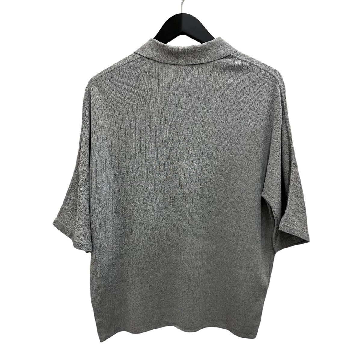 【OVERSIZED RIBBED-KNIT POLO SHIRT】ニットポロシャツ857435 - Image 2