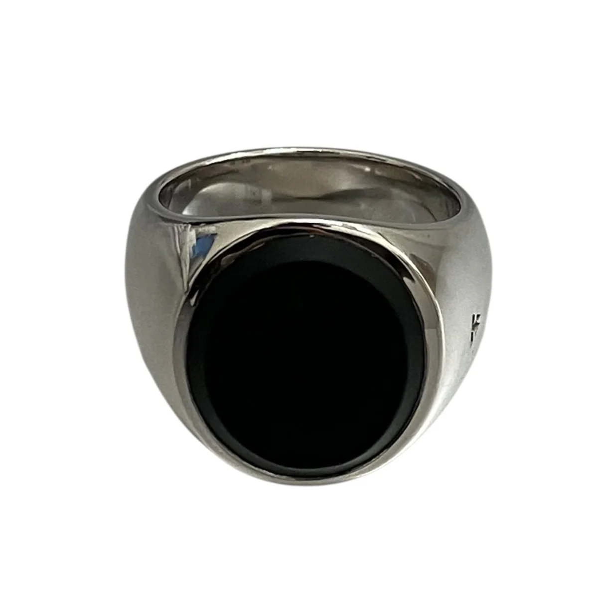 【Oval Black Onyx】925オーバルリング - Image 2