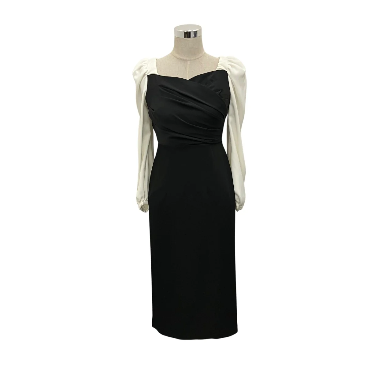 【FAUBOURG SHOULDER RIBBON DRESS】バイカラーワンピース1244305174 - Image 2