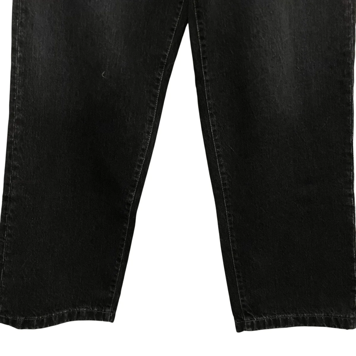 【1991 TOJ VINTAGE BLACK】ベルテッドデニムパンツ - Image 4