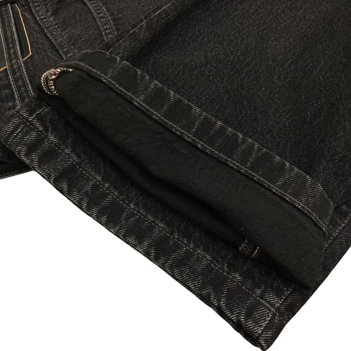 【1991 TOJ VINTAGE BLACK】ベルテッドデニムパンツ - Image 7