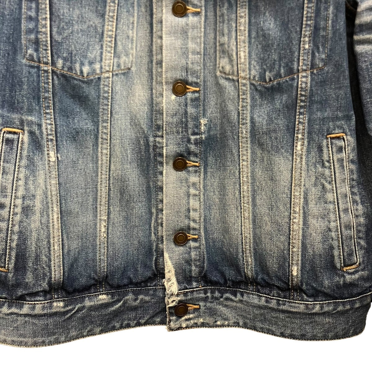 【DESTROYED JACKET】デストロイデニムジャケット602709 - Image 4
