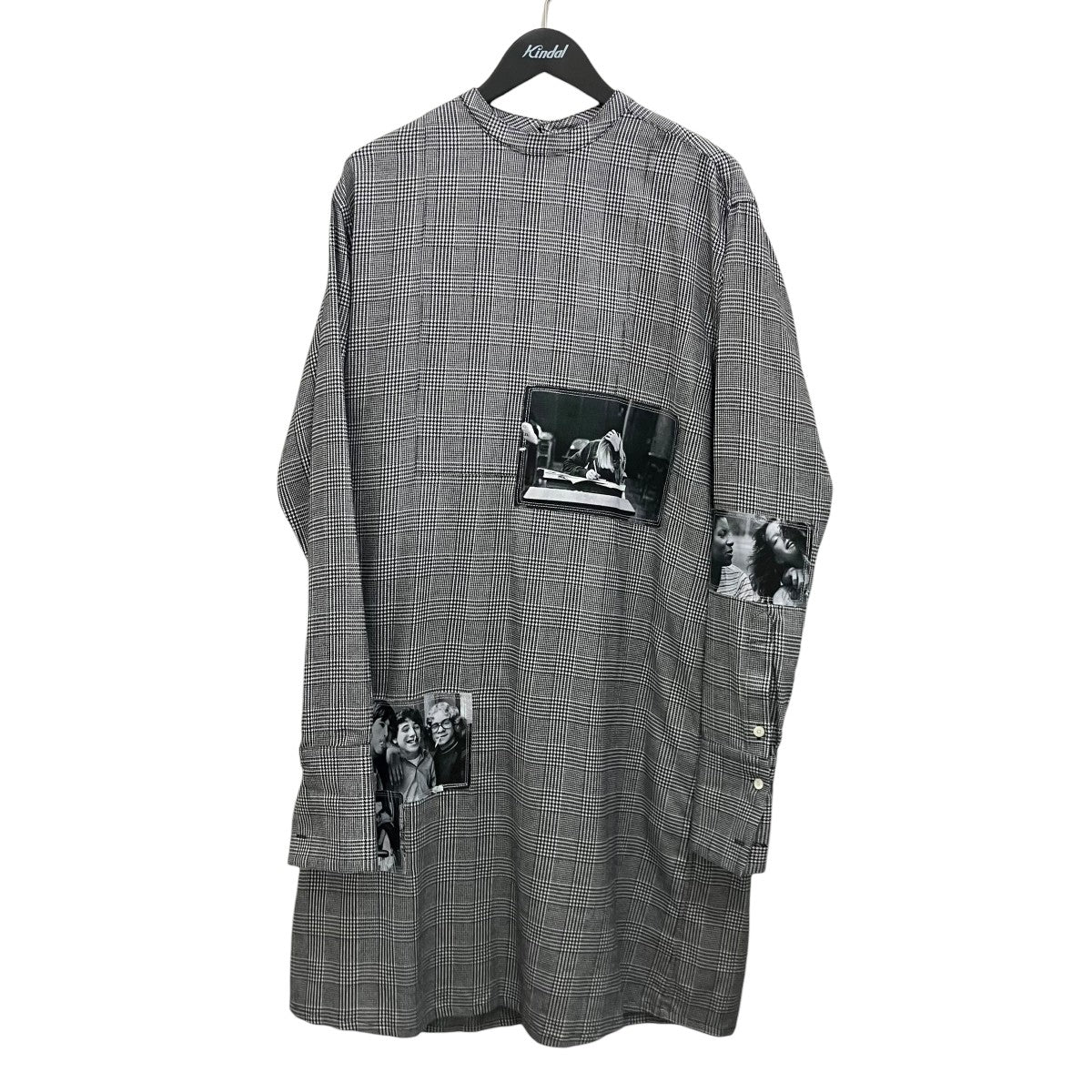 【BAND COLLAR MAXI LENGTH MEDICAL SHIRT.】バンドカラーシャツss.0004bAW24