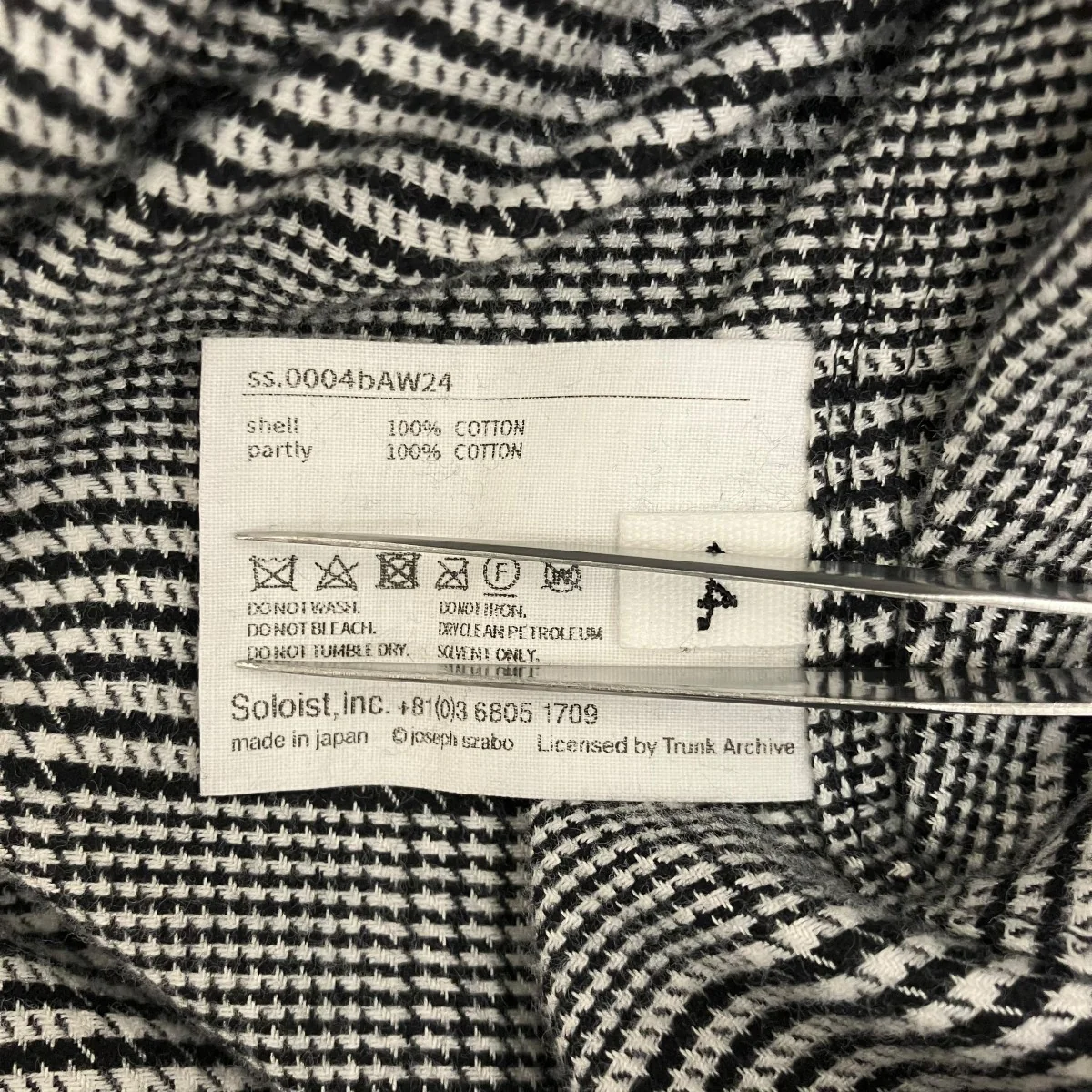 【BAND COLLAR MAXI LENGTH MEDICAL SHIRT.】バンドカラーシャツss.0004bAW24 - Image 8
