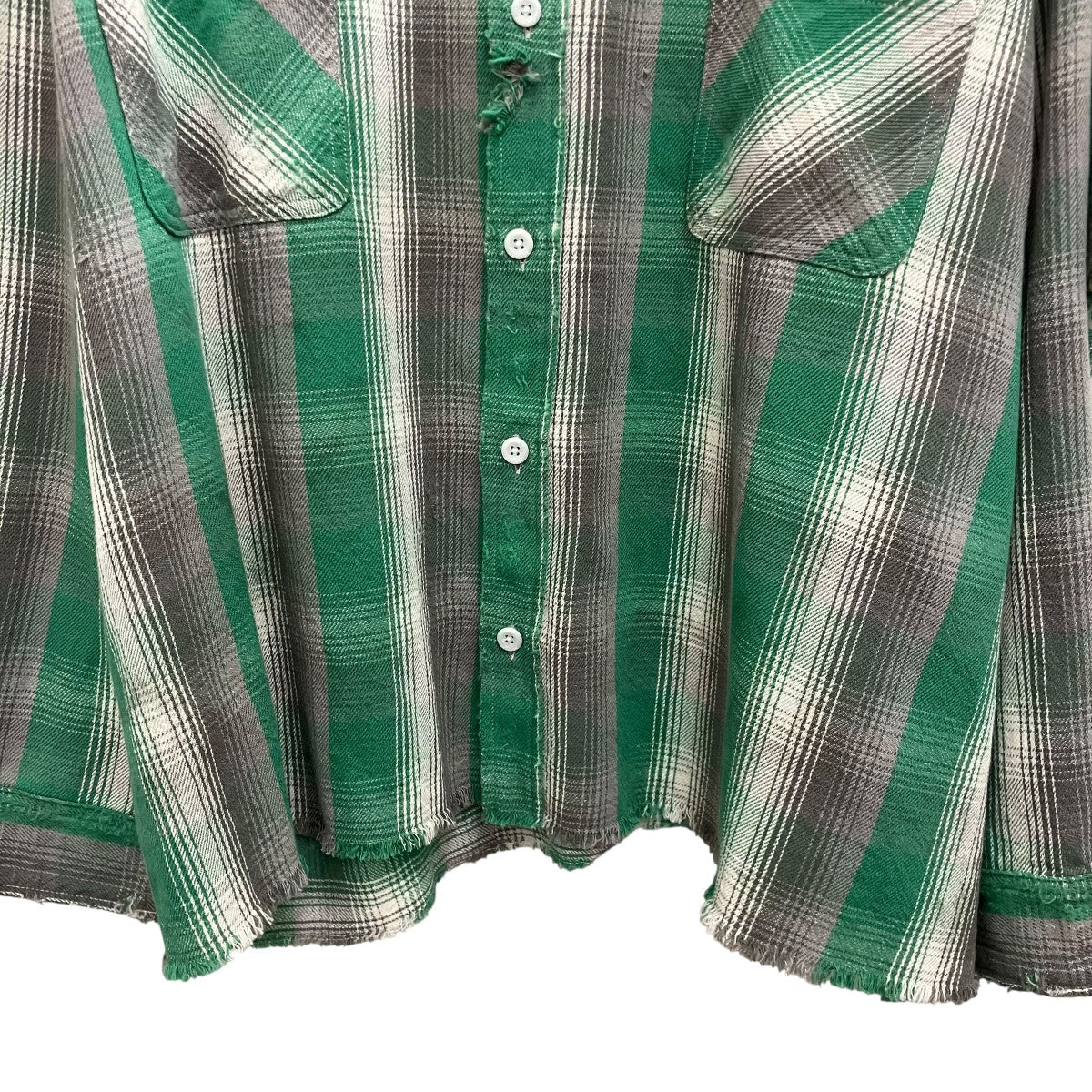 【FRANNEL SHIRT CHECK】ヴィンテージ加工チェックネルシャツSM-S23-0000-088 - Image 4