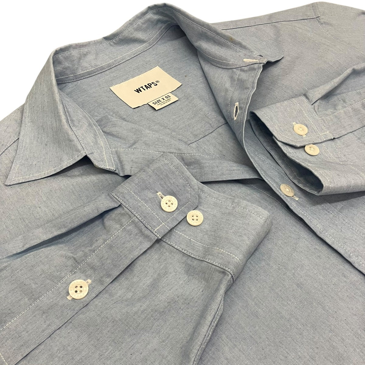 25SS【CB LS CTPL． CHAMBRAY． COOLMAX】シャンブレーシャツ251WVDT-SHM05 - Image 5