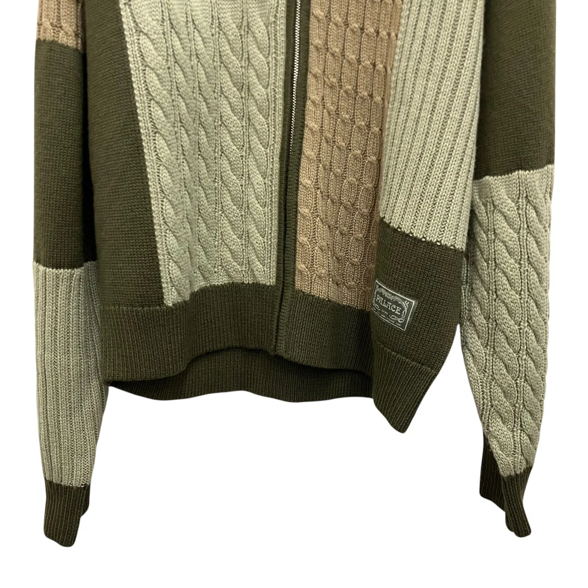 【PATCHWORK ZIP KNIT】パッチワークジップニット - Image 4