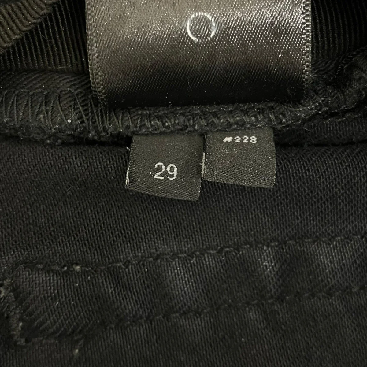 【MX1】レザーパッチスキニーデニムパンツ - Image 8