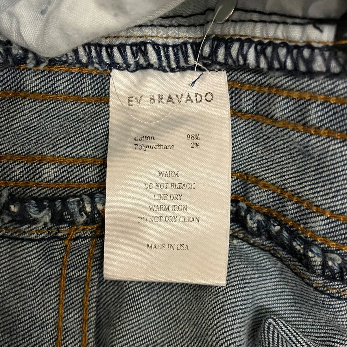 【DO YOU THINK I’M CRAZY RAINBOW EMBROIDERED JEANS】レインボウエンブロイダリースキニーデニムパンツ - Image 9