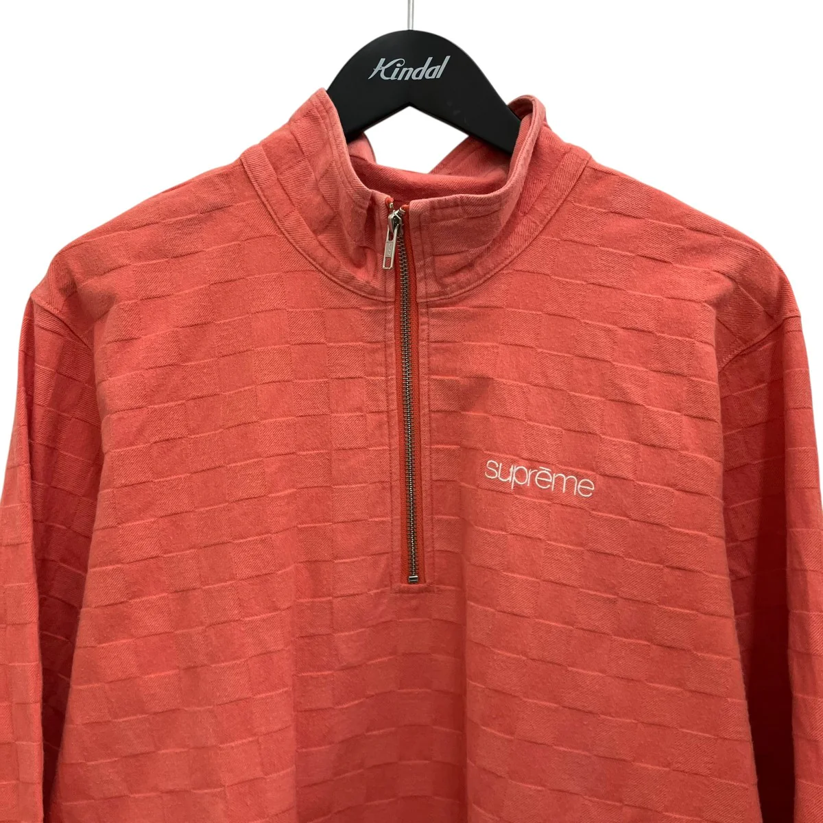【HERRINGBONE CHECK HALF ZIP PULLOVER】ハーフジッププルオーバー - Image 3