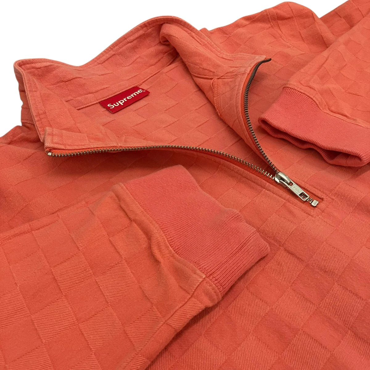 【HERRINGBONE CHECK HALF ZIP PULLOVER】ハーフジッププルオーバー - Image 5