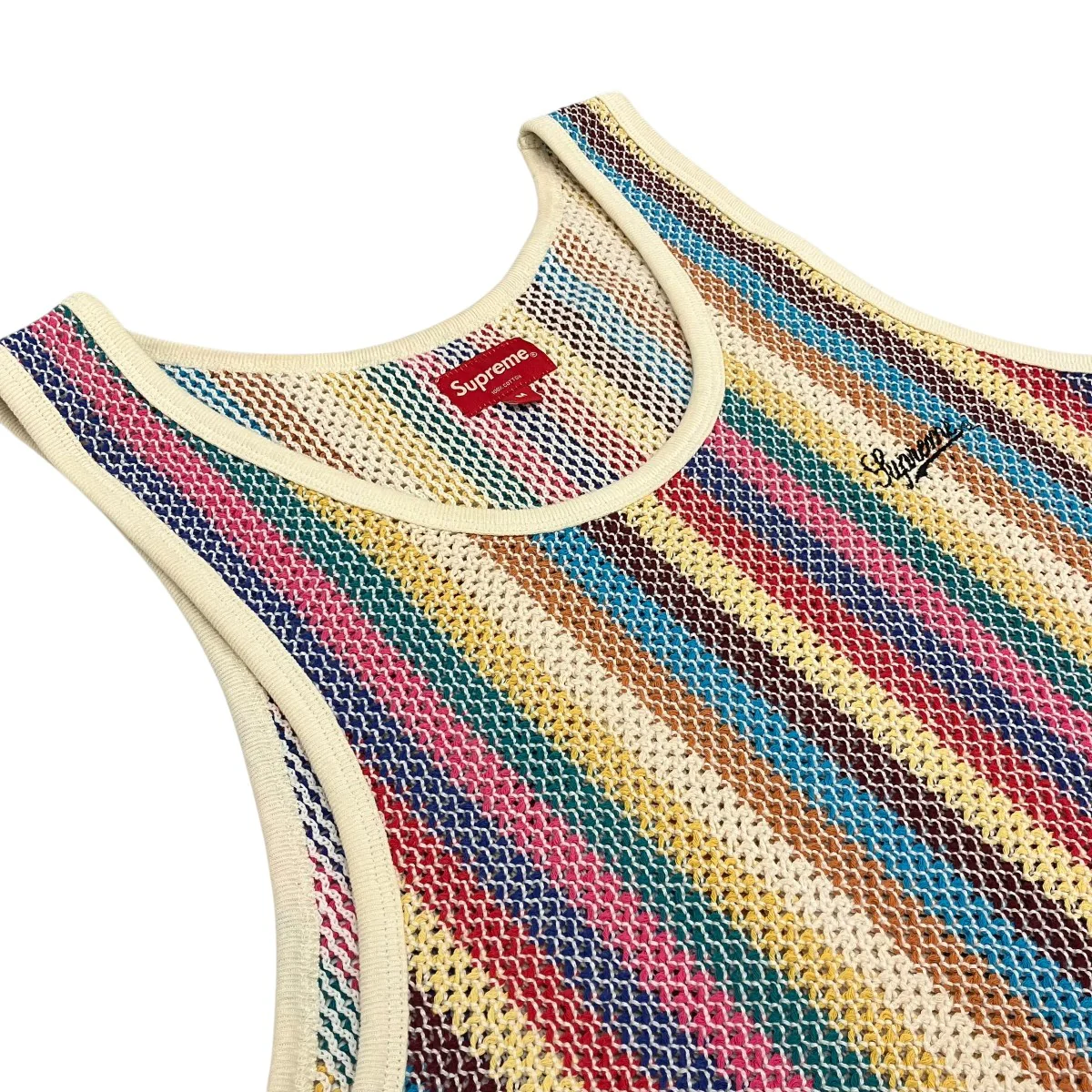 【KNIT STRIPE TANK TOP】ニットストライプタンクトップ - Image 5