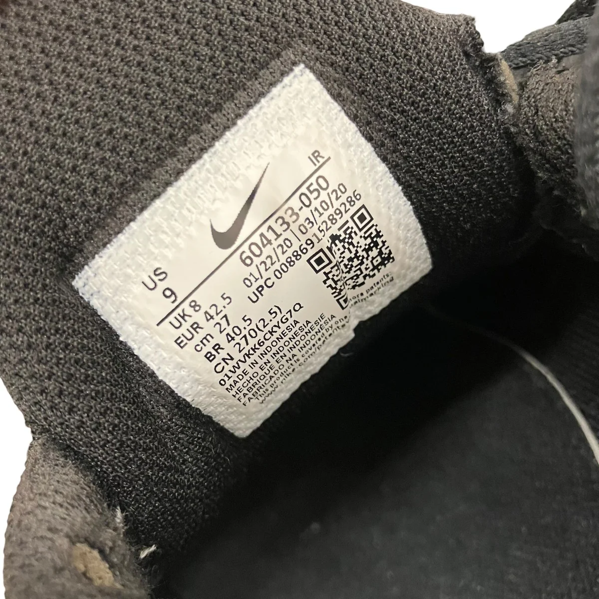 【AIR MAX PLUS TRIPLE BLACK】ローカットスニーカー604133-050 - Image 9