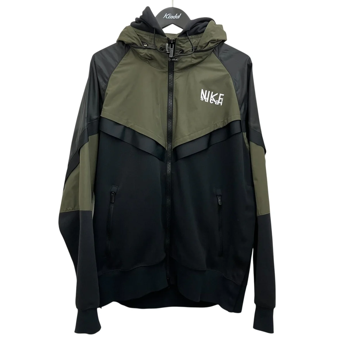 【FULL ZIP HOODIE】レイヤードパーカーDQ9030-325