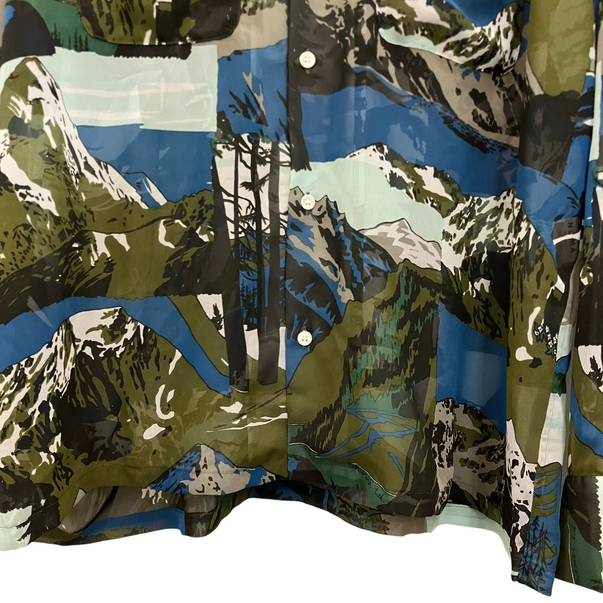 【NOMARHYTHM TEXTILE − CHIFFON LAND SCAPE SHIRT】シフォンシャツN34-SH01 - Image 4