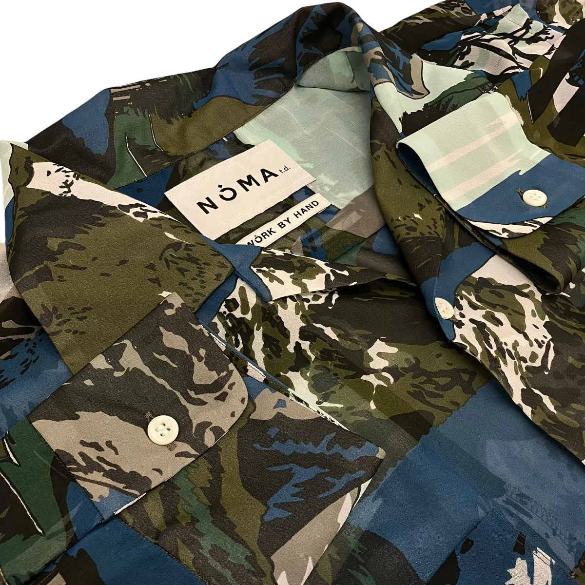 【NOMARHYTHM TEXTILE − CHIFFON LAND SCAPE SHIRT】シフォンシャツN34-SH01 - Image 5