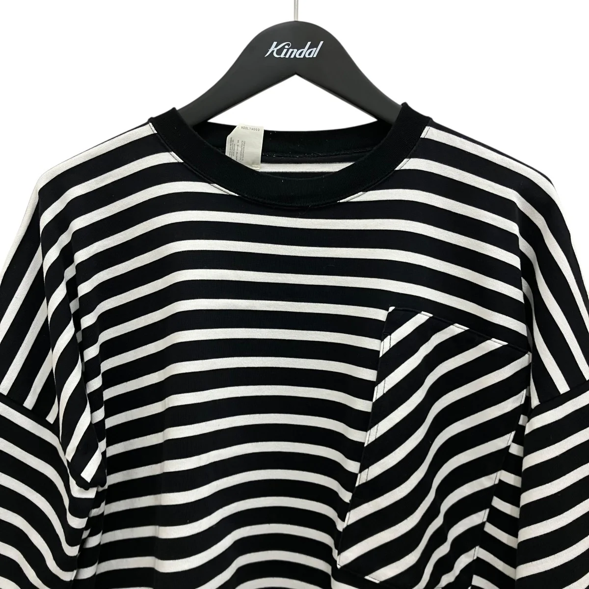オーバーサイズボーダーTシャツ1202-CS13-033 - Image 3