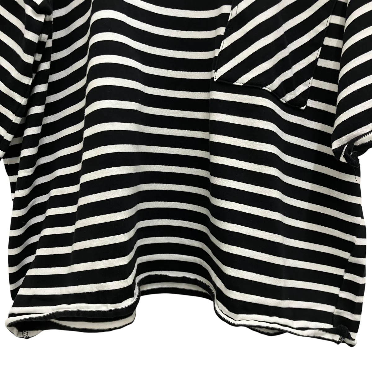 オーバーサイズボーダーTシャツ1202-CS13-033 - Image 4